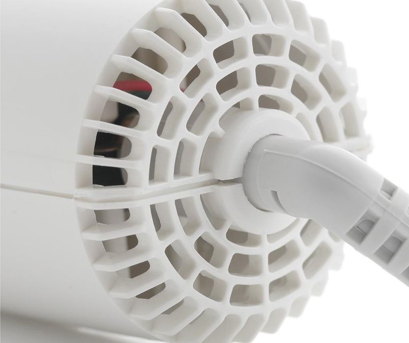 Ondulator de păr tip perie pe ALB cu roz