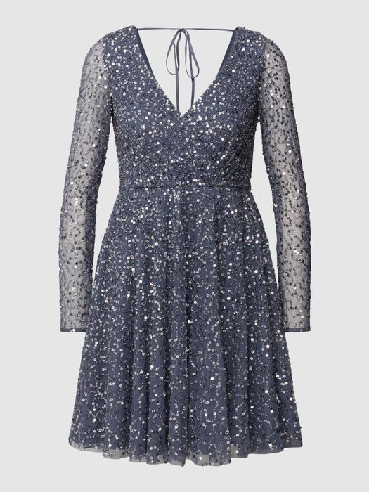 Официална къса рокля с пайети eu34 хс размер Jake*s бляскава