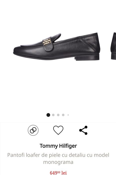 Loafer de piele naturala Tommy Hilfinger