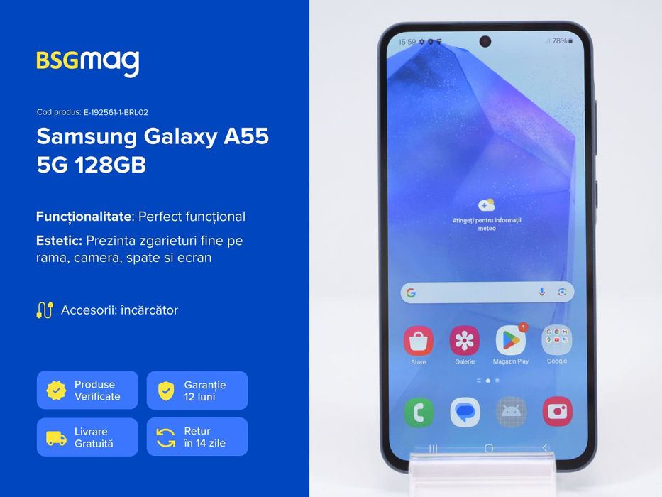 Telefon Samsung Galaxy A55 5G 128GB - BSGmag
