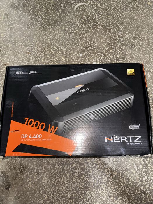 Amplificator auto Hertz Dieci Power 4.400, 4 canale 1000W