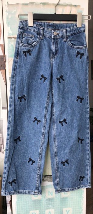 Джинсы для девочки 7-9 лет