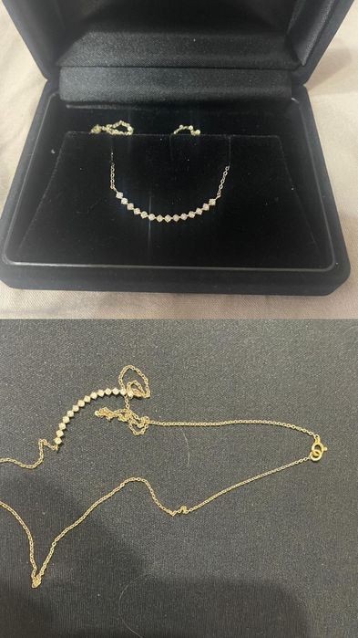 Colier din aur 18K cu diamante naturale