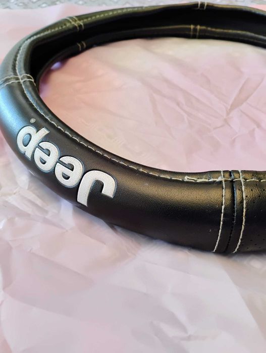 Husa din piele volan JEEP