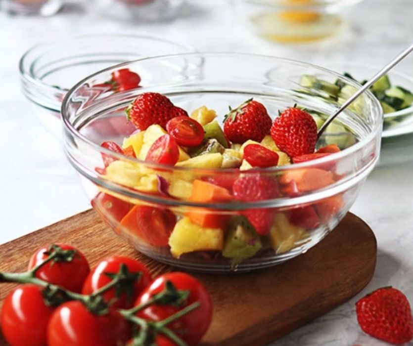 Промоция : Комплект стъклени купи 3 бр.