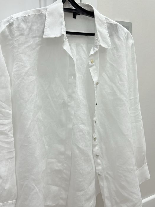 Продам рубашку из льна massimo dutti