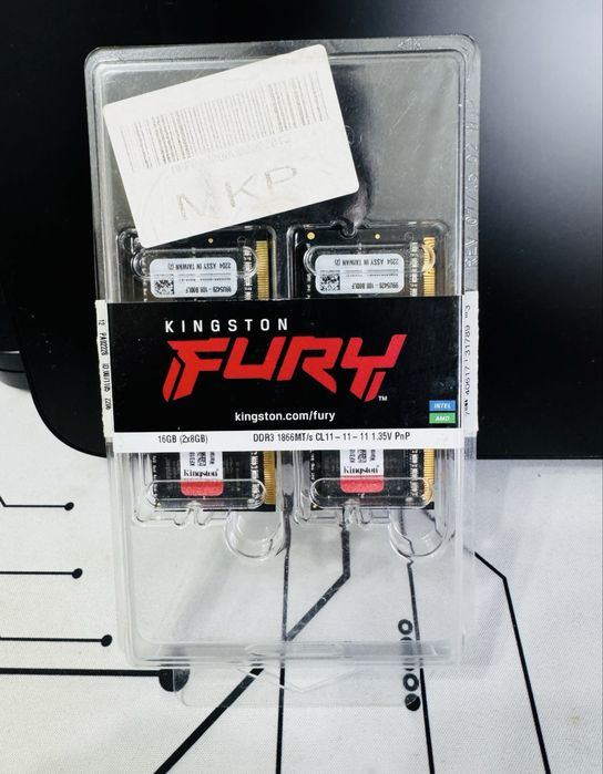 FURY  IMPACT  Kingston Ram ddr3 = 2x16GB , CL11 1866mhz
