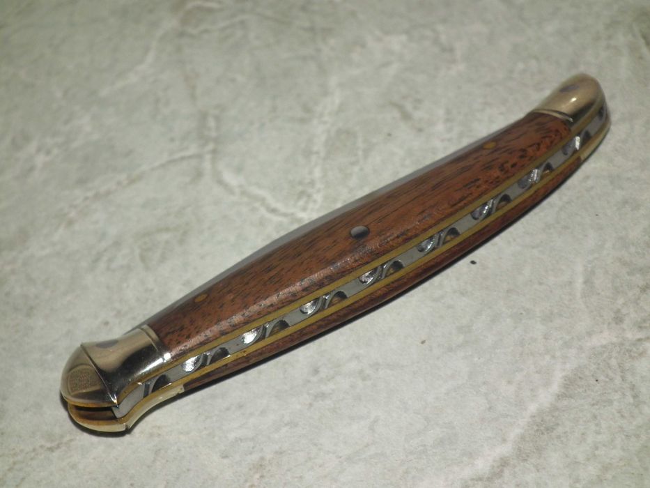 Briceag traditional maghiar Fejesgörbe cu certificat mester Kocsis Ferenc arc decorat