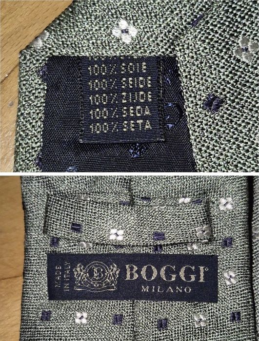 Cravată Lux Boggi Milano, 100% Mătase Naturală, Bărbați