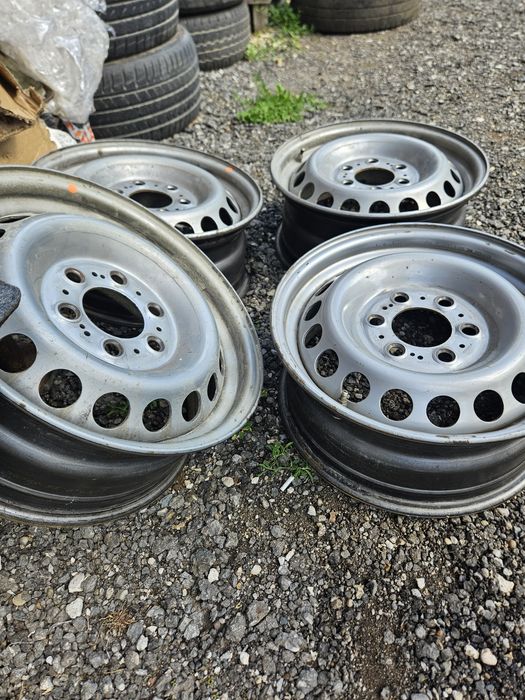 Set 4 jante Janta originala R16 ET 54 mercedes sprinter in 6 gauri la prezoane  valva cu senzor  de presiune punte simpla