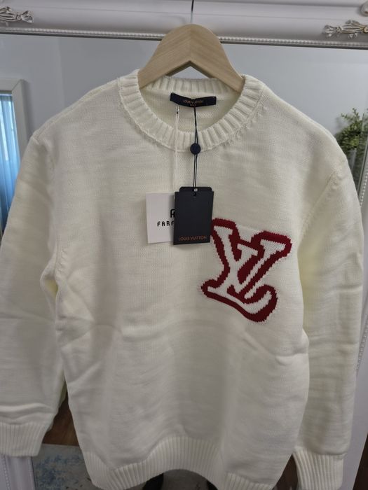 Pulover clasic, LV, guler rotund