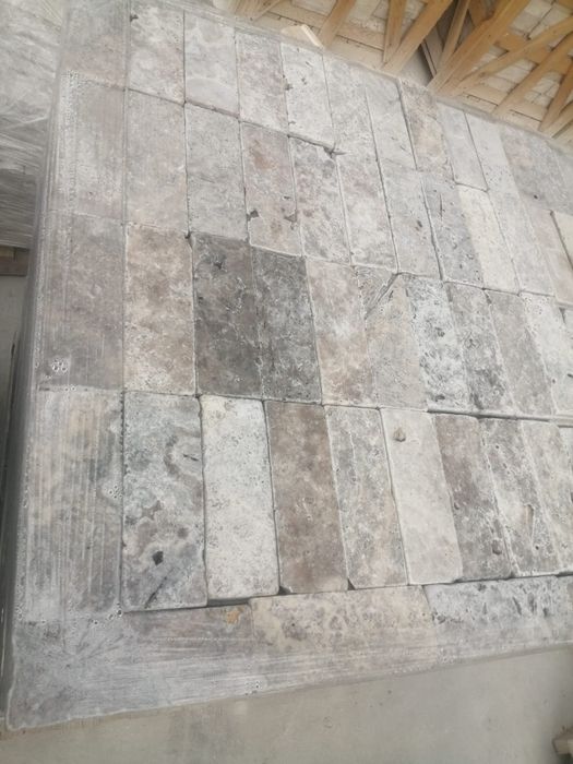 Travertin silver /argintiu 7.5*20*1/6.3*20.3*1