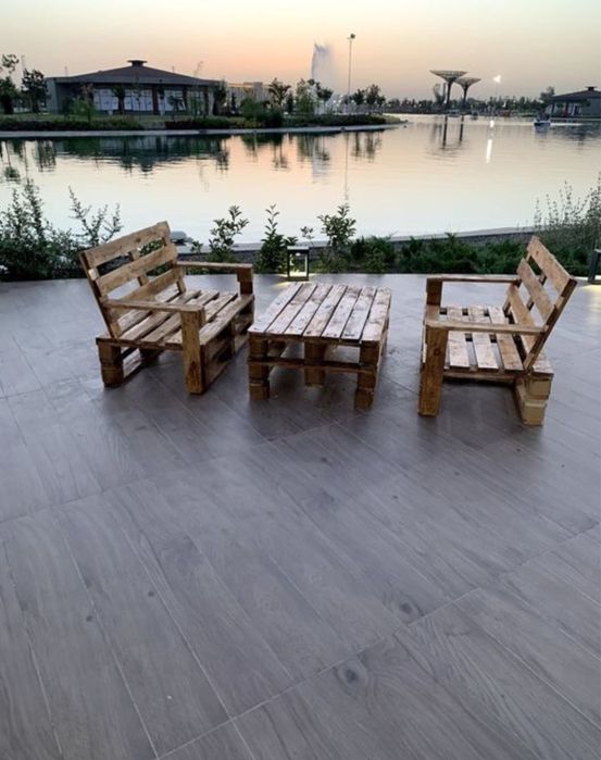 Изготовление диванов для дачи из палетов Az Mebel