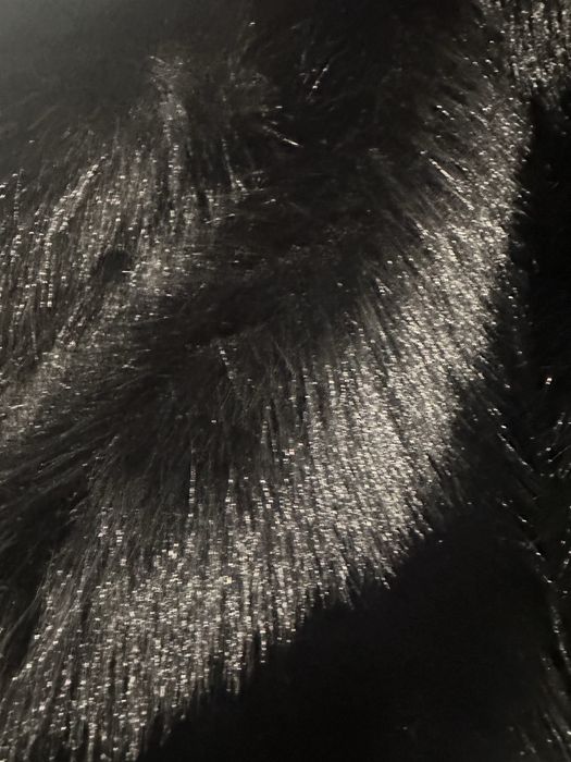 ZARA пухкаво черно яке