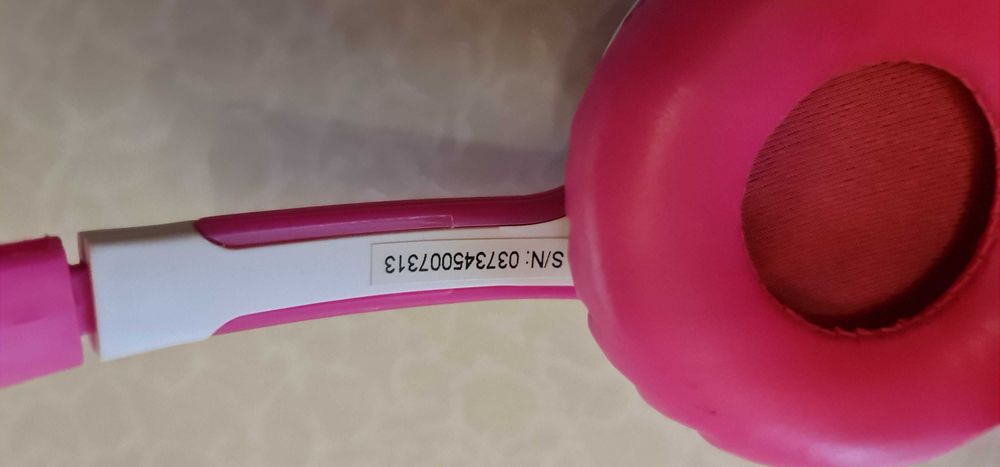 Жични детски слушалки BuddyPhones Travel, Light Pink