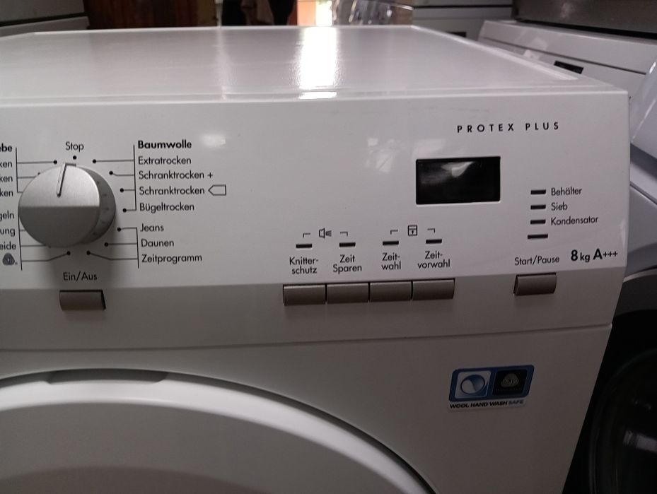 Сушилня с термопомпа АЕГ Aeg Protex Plus A+++ 8кг 2 години гаранция!