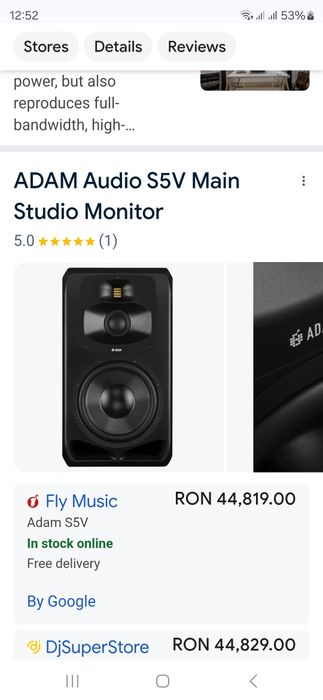 Adam Audio S5V monitoare studio profesionale 12inch 3 cai