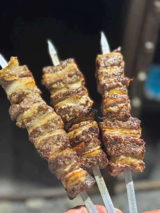 Шашлыки в сыром и жаренном ввиде