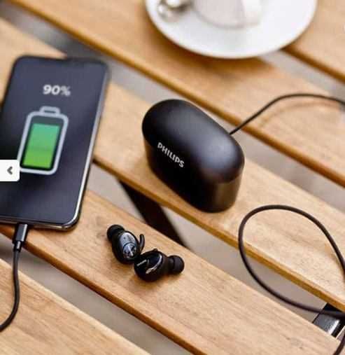 Casti Philips SHB2515 Wireless cu  Incarcare Telefon