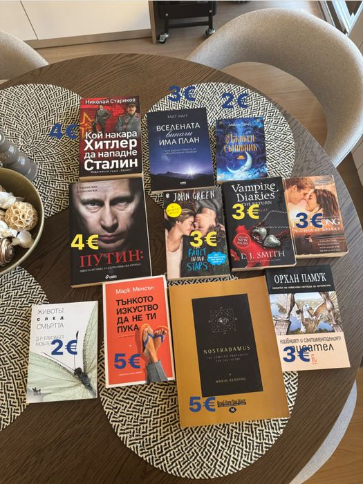 Различни жанрове книги