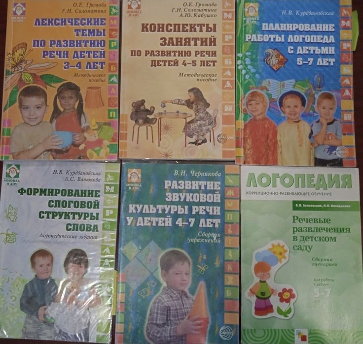 Логопедические пособия. Книги для логопедов. 
Конспекты в папках с зан
