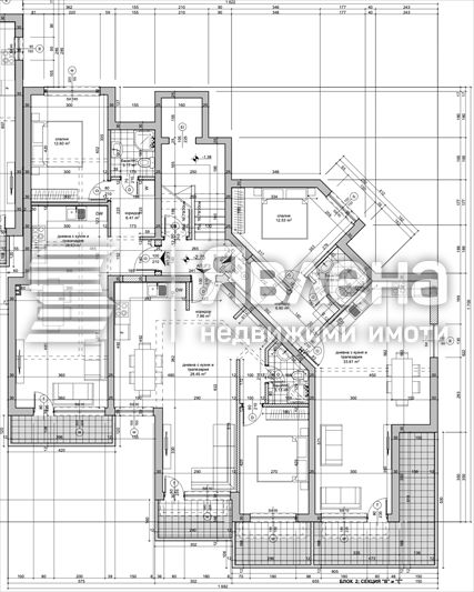 Двустаен, панорамент апартамент