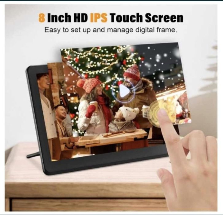 Rama foto digitala de 8" cu  Wifi si Touchscreen