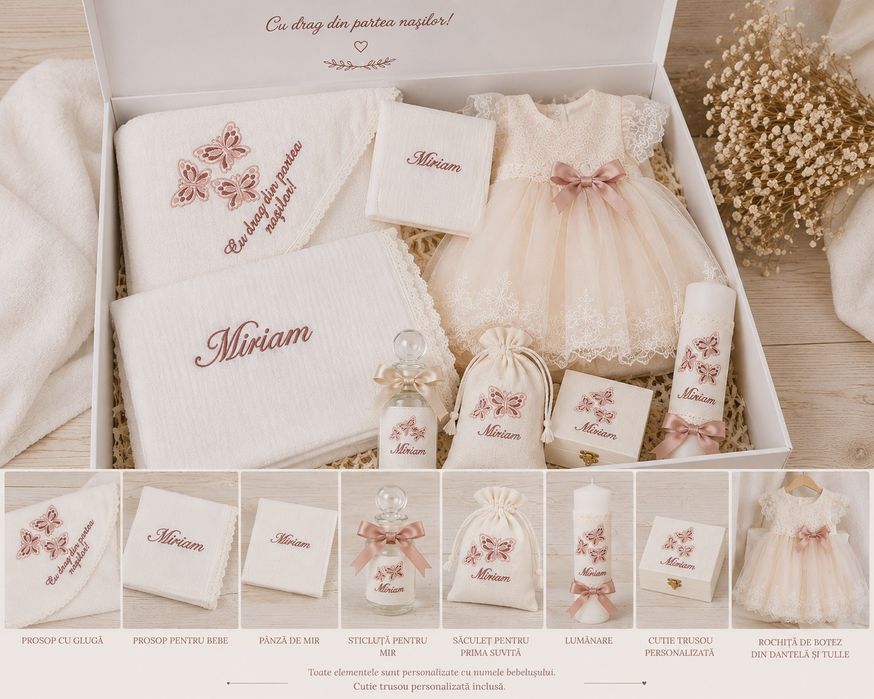 Trusou botez personalizat