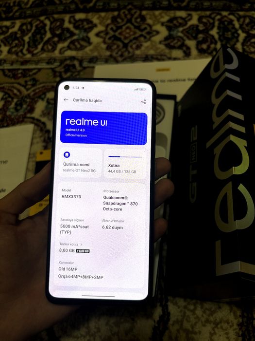 Realme GT NEO2 5g full