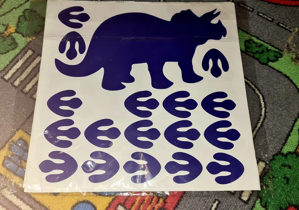 Autocolante perete/mobilier/ cu model dinozauri