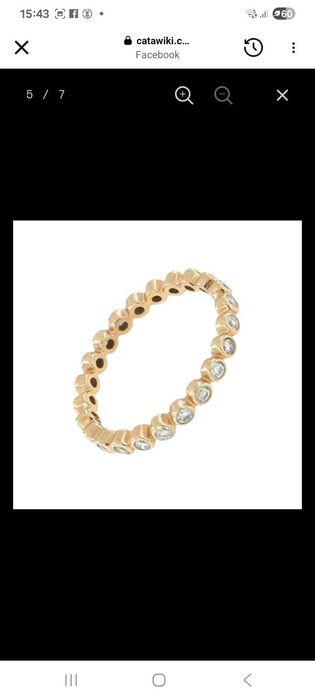 Vand inel eternity cu diamante naturale