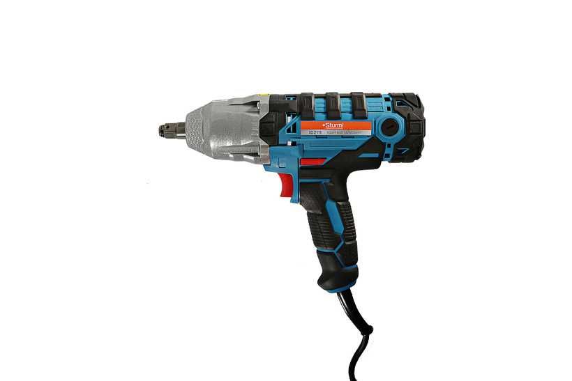 Сетевой гайковерт. Быстрая замена щеток. Шнур 4м. Кейс.