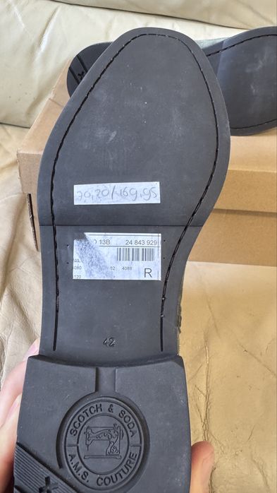 Scotch and soda - мъжки велурени боти