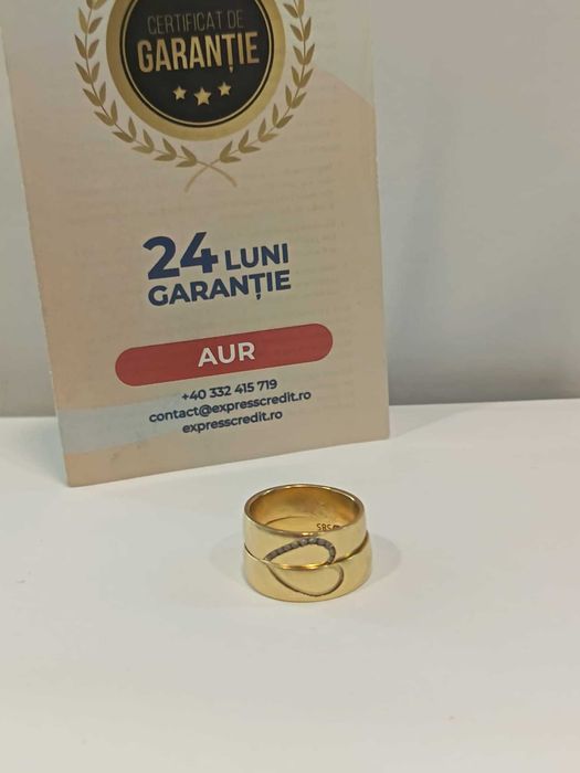 (AG41) Set verighete aur, 14K b875.51 Certificat de garantie