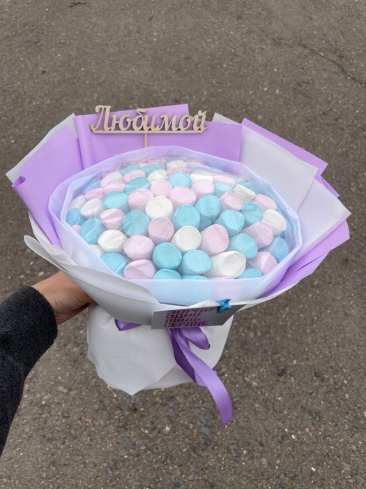Букет из маршмеллоу