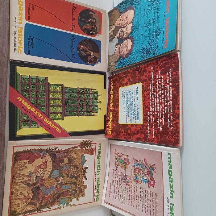 Colectie reviste Magazin istoric, 1975, 1976, 1977, stare foarte buna