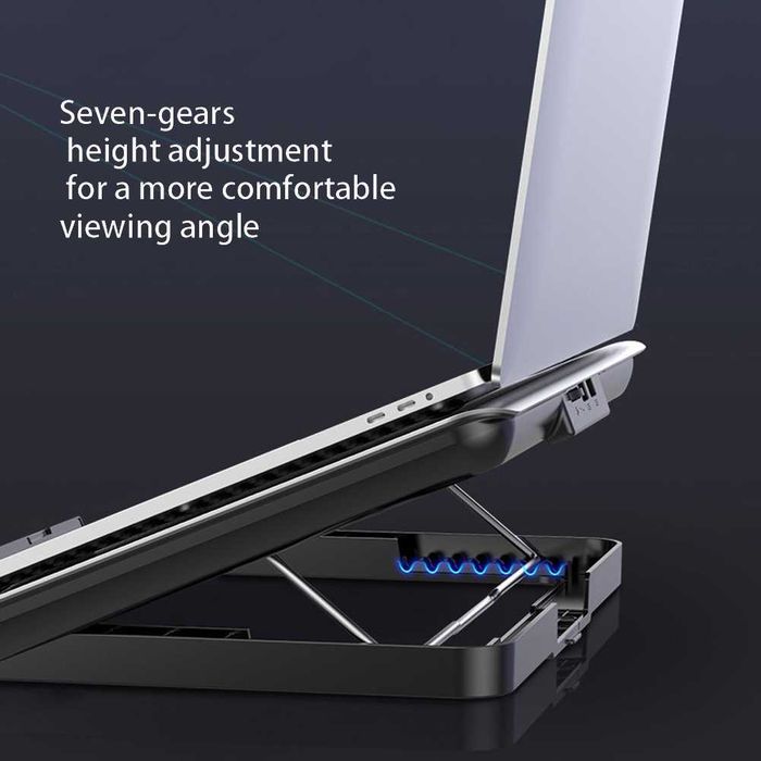 Cooler laptop 17", USB, Argintiu