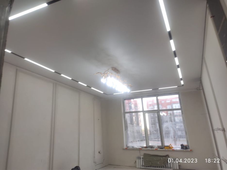 Натяжные потолки по 1600тг/м2