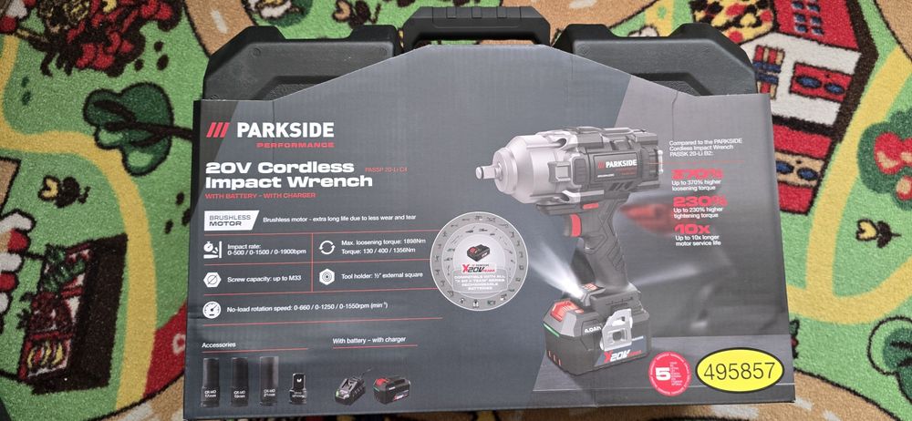 parkside гайковерт 20-li c4