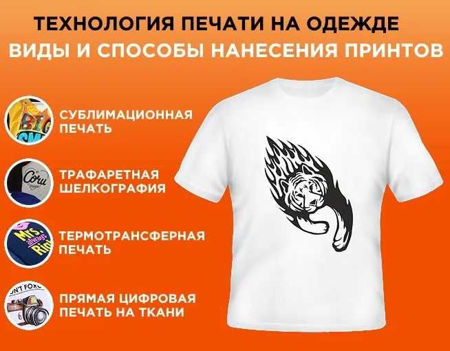 Печать на футболках, шортах и носках, сумках