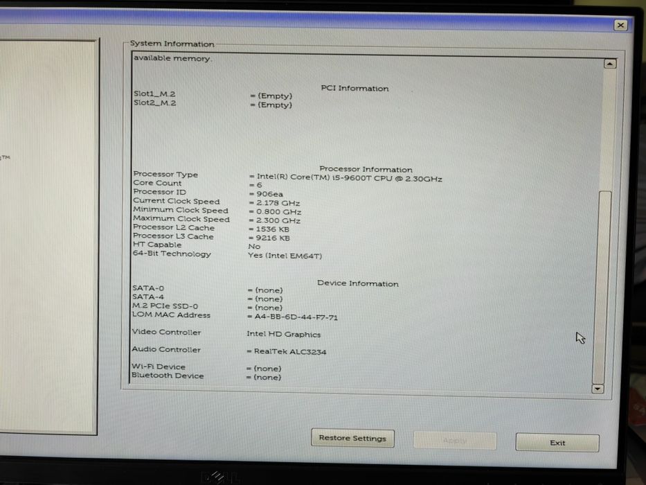 Mini PC Dell OptiPlex 7070 Micro,Intel i5-9600T (6-ядрен)16GB-DDR4