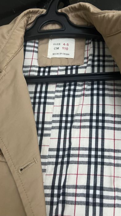 Тренч детский 4-5 лет