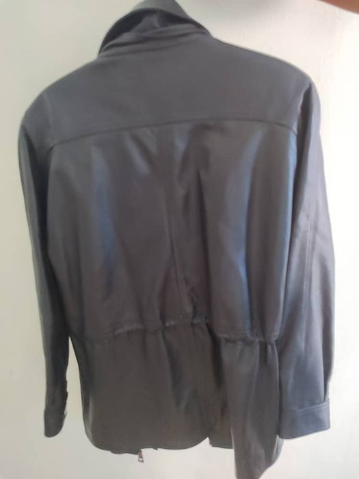 Натуральный кожа куртка