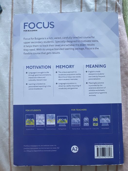 Workbook A2 FOCUS for Bulgaria