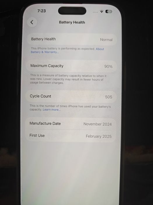 Iphone 16 pro max 256gb