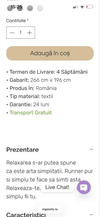 Canapea extensibila MGM