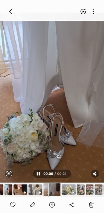 Vând rochie de mireasa creație  Allara