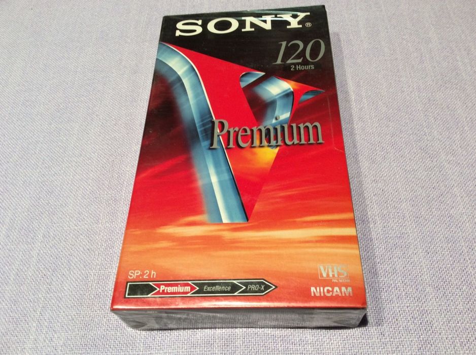 касета - vhs - Sony - два часа