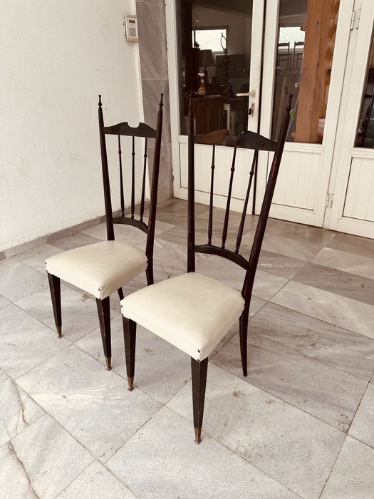 Шведски дизайнерски столове – 2 бр., скандинавски винтидж стил