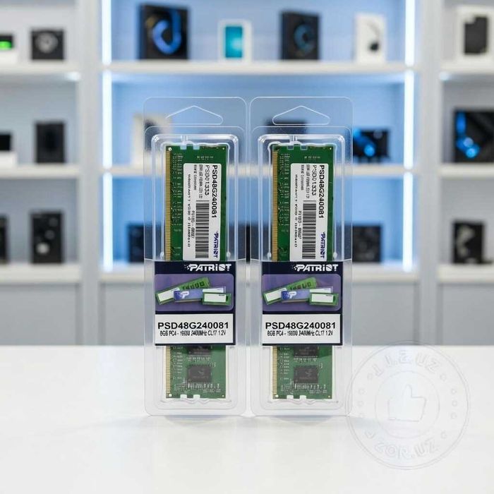 Озу Patriot 8gb DDR4 -2 планки по 8gb